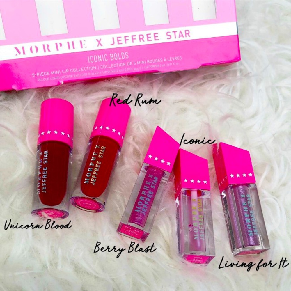 NWOT Morphe x Jeffree Star Iconic Nudes Lip Kit